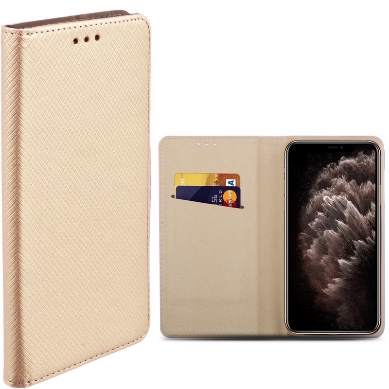 Telone smart magnet atverčiamas dėklas - auksinės spalvos (Iphone 11) Telone smart magnet atverčiamas dėklas - auksinės spalvos (Iphone 11)